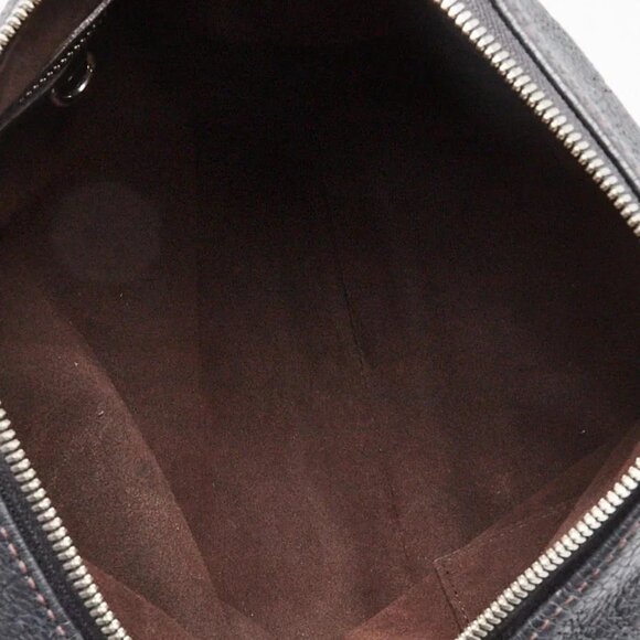 Louis Vuitton Black Monogram Mahina Leather Selene PM Bag - Picture 11 of 12